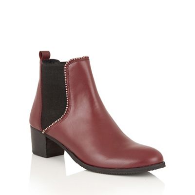 Ravel Cherry Leather 'Henderson' ankle boots